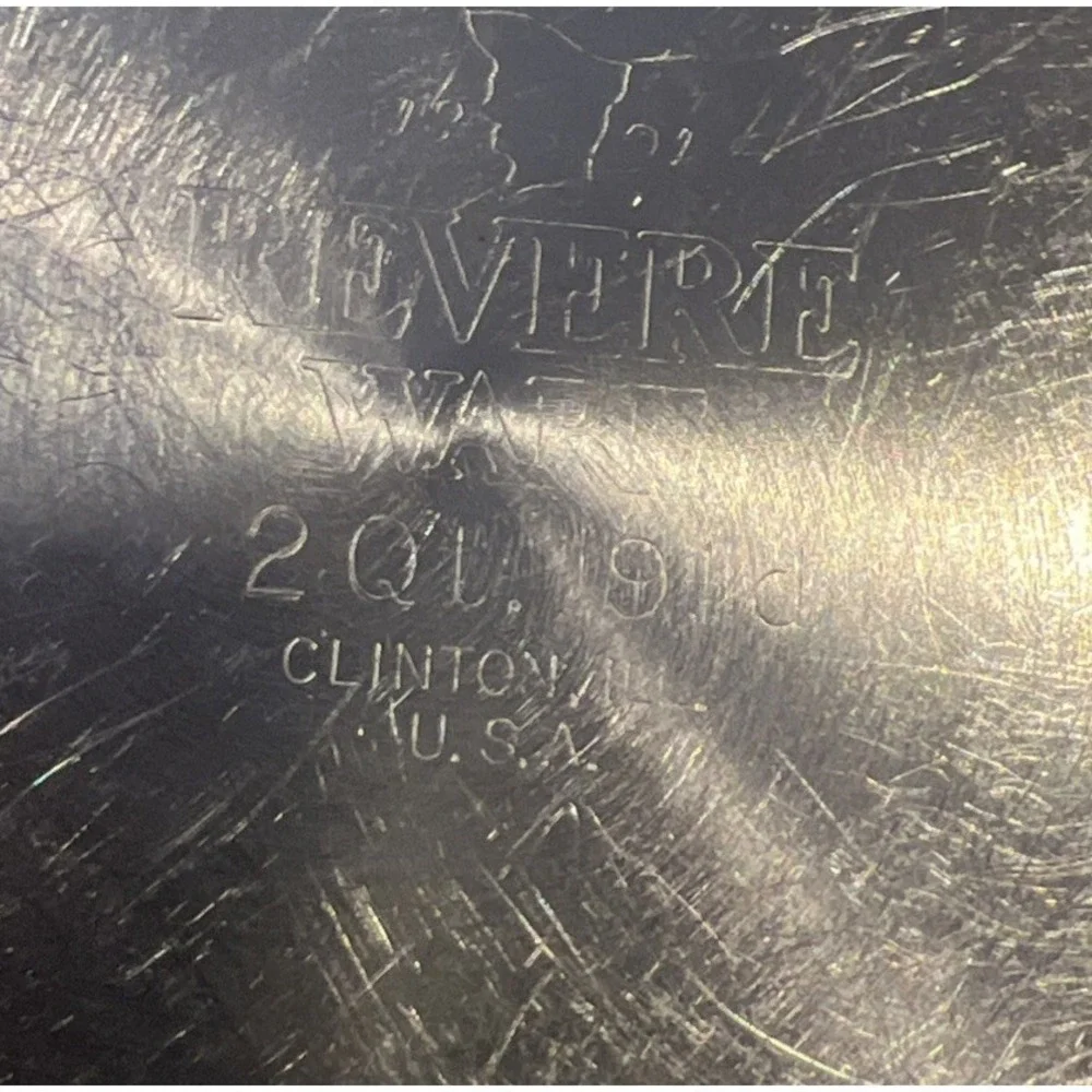 VTG Revere Ware 2qt Sauce Pan 18/10 Stainless Steel & Lid‎  - Clinton ILL USA